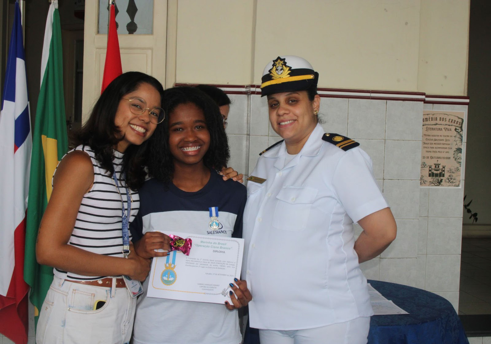 Estudantes Salesianas Destaque No Concurso De Redacao Marinha Do Brasil Rede Salesiana Brasil Rsb7